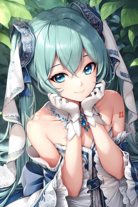 森の妖精ミクちゃんのために手直ししてますFairy MikuRetouching just because of kaw 森の妖精ミクちゃんのために手直ししてますFairy MikuRetouching just because of kaw