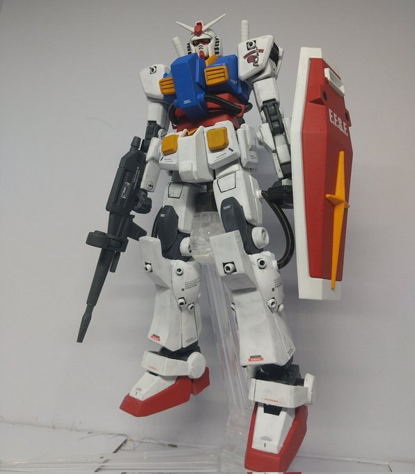 #FTBC2023 #オールガンダム 作品名「パーフェクトガンダム(サンダーボルト)」何故かコンテストの時間外に作品を投