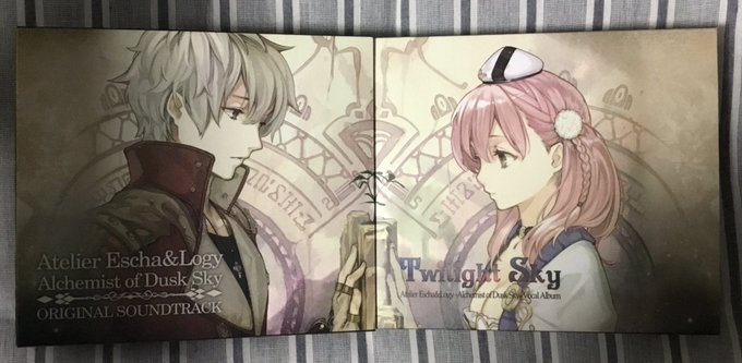 エスロジのサントラとボーカルのCDのパッケージを並べるとオシャレ♪ロジエス… エスロジのサントラとボーカルのCDのパッケージを並べるとオシャレ♪ロジエス…