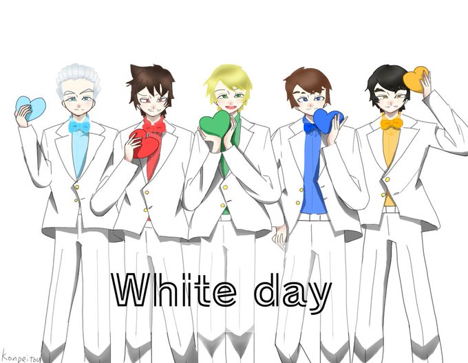 #ninjago ギリギリ間に合った!ホワイトデーなので描いてみました #ninjago ギリギリ間に合った!ホワイトデーなので描いてみました