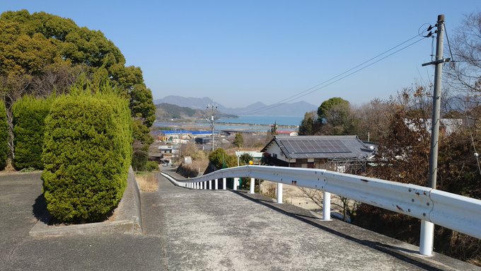 〜咲-saki-聖地巡礼〜少し移動して伯方島到着！道中のキレイな景色を見ながら窓開けて風を浴びながら聖地巡礼するのはやっ