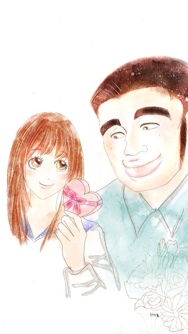 お疲れ様です(*´ω`*)🍀俺物語のファンアート水彩で塗りながら何か足らないって思って( ˙꒳˙ )......花束 お疲れ様です(*´ω`*)🍀俺物語のファンアート水彩で塗りながら何か足らないって思って( ˙꒳˙ )......花束