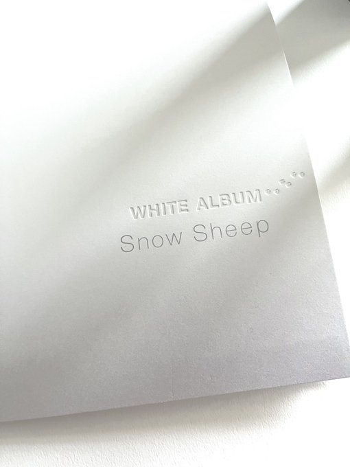 Snow Sheep『WHITE ALBUM』祝✨本日リリース✨小林しのさん、近藤健太郎さん、高口大輔さんの3人によるバ