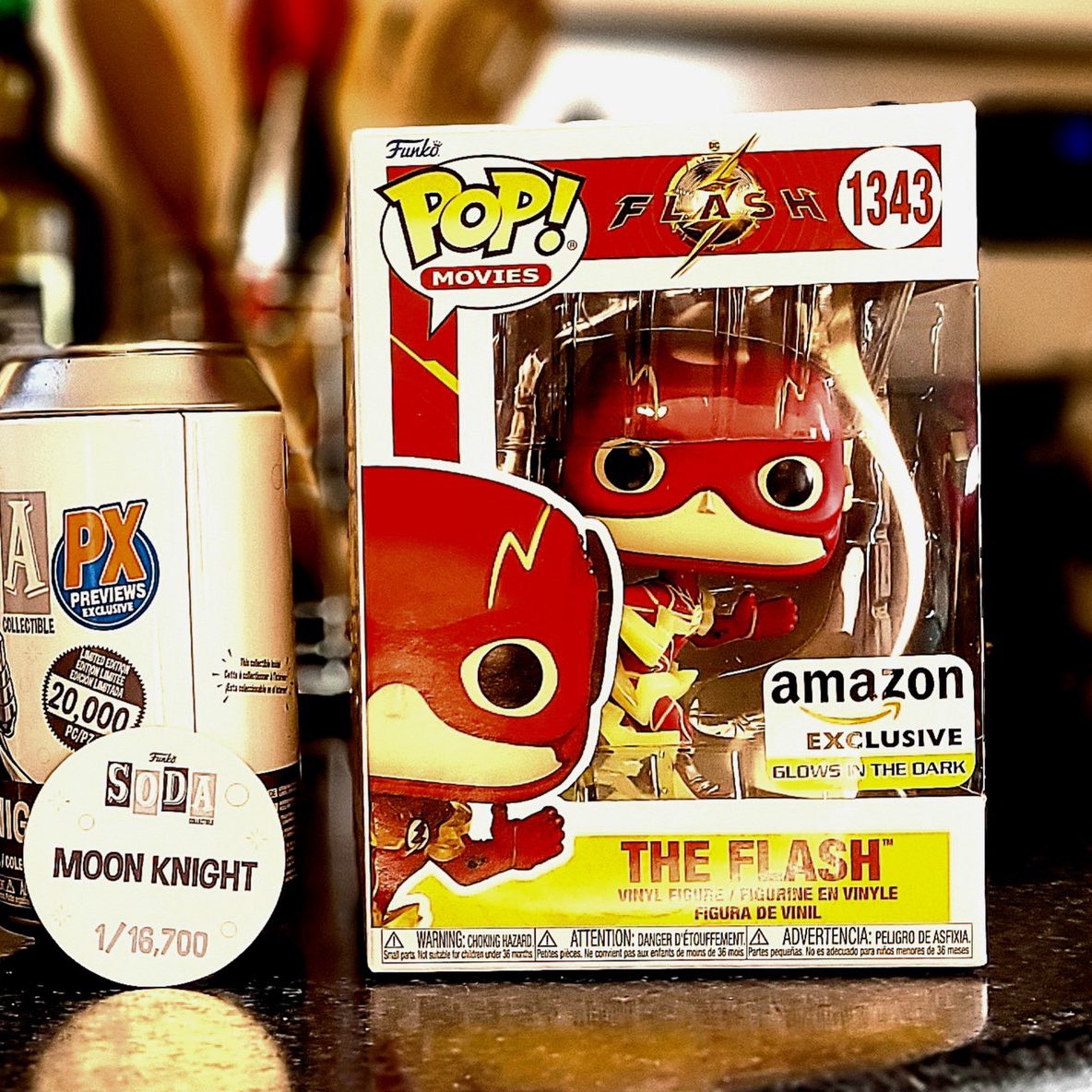 The new GITD Amazon exclusive Flash Funko POP! Is now arriving ~ have you received yours? Looking fo...