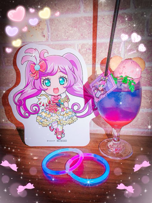 \💗本日のおすすめドリンク💗/⋆*°ʚ光り輝くネオンでかしこま！ピカピカくまさんフロートɞ°*⋆ネオン感のある色味とくま