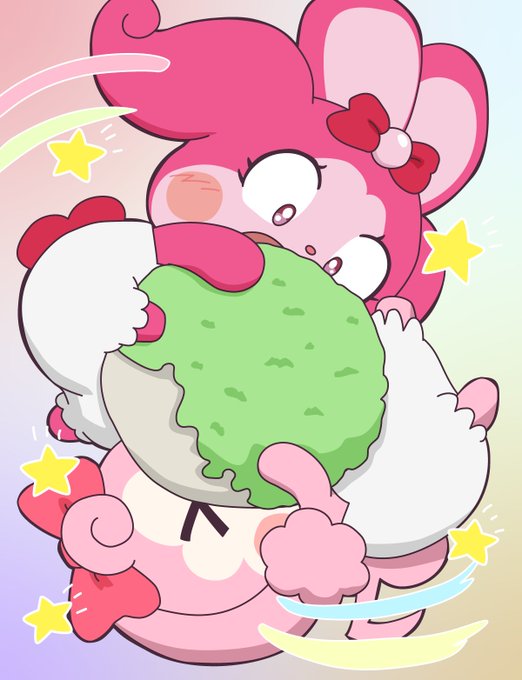 黄緑のずんだ餅にはピンクのここたまがよく似合う!?#ここたま版深夜の真剣お絵描き60分一本勝負 黄緑のずんだ餅にはピンクのここたまがよく似合う!?#ここたま版深夜の真剣お絵描き60分一本勝負