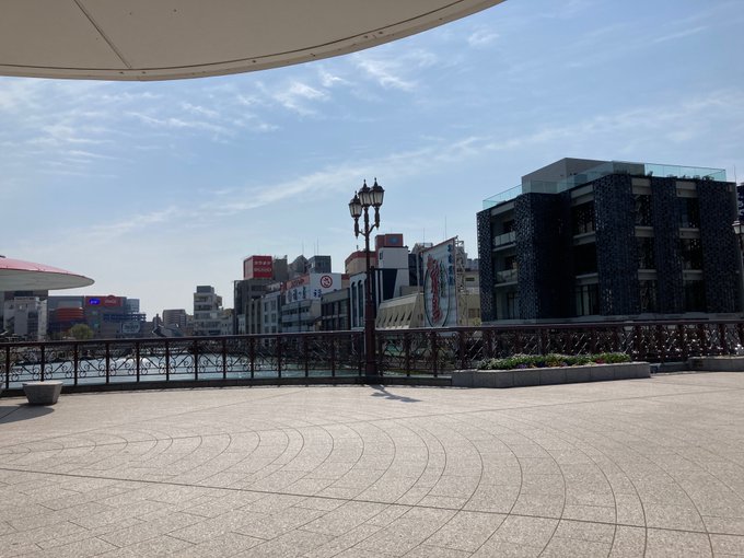 図らずとも博多豚骨ラーメンズの聖地巡礼を果たす(@福博出会い橋)#福岡市鬼ごっこ 図らずとも博多豚骨ラーメンズの聖地巡礼を果たす(@福博出会い橋)#福岡市鬼ごっこ