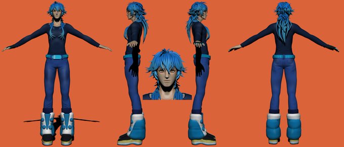 終了していません！Aoba Seragaki model work in progress made for unive