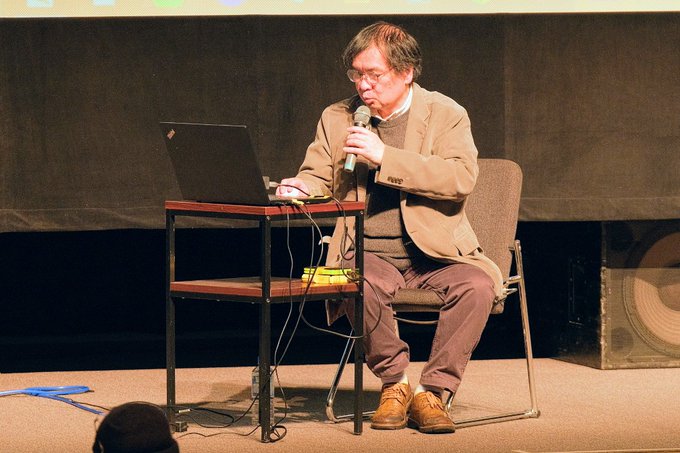 新潟国際アニメーション映画祭・映画「この世界の（さらにいくつもの）片隅に」片渕監督トーク。片渕監督：画面右側の松の木は１
