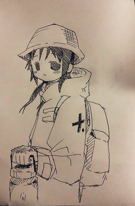 チト描いた#少女終末旅行 チト描いた#少女終末旅行