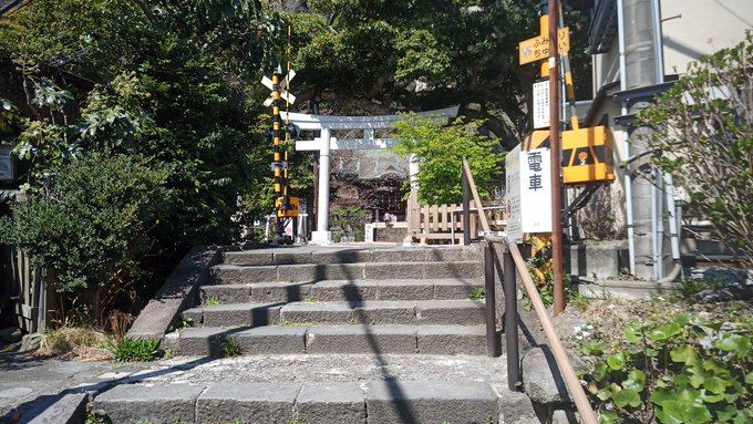 ほんのちょっとだけハナヤマタ聖地巡礼。今度はもっと江ノ島の方まで行きたい。 