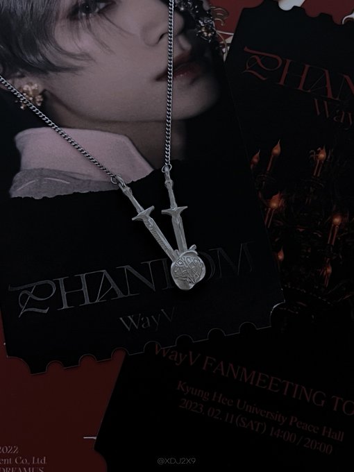 “戴上面具看透”/ WayV-Phantom motif jewellery 팬텀 컨셉으로 목걸이 디자인 및 제작했 “戴上面具看透”/ WayV-Phantom motif jewellery 팬텀 컨셉으로 목걸이 디자인 및 제작했