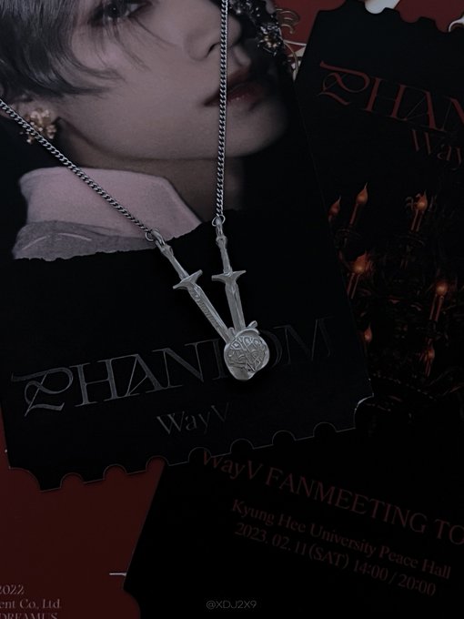 “戴上面具看透”/ WayV-Phantom motif jewellery 팬텀 컨셉으로 목걸이 디자인 및 제작했