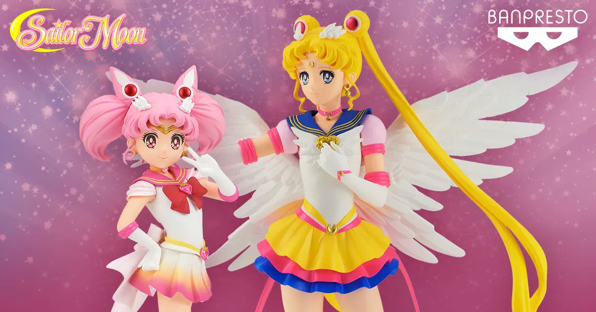 Pretty Soldier squad ~ Banpresto just launched these awesome Sailor Moon Cosmos and Super Sailor Chi...