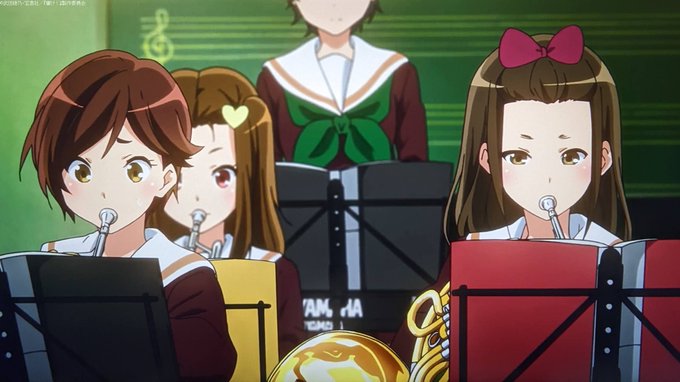 今夜のユーフォははじめてアンサンブル困り顔の美千代さんがかわいい回#響けユーフォニアム#anime_eupho 