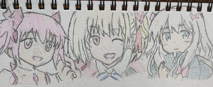 ひたすら今まで見てきたアニメのキャラ描いてみよう(何描くかはその時の自分に任せる)とりえあず最初は まどか、千束、紗霧描 ひたすら今まで見てきたアニメのキャラ描いてみよう(何描くかはその時の自分に任せる)とりえあず最初は まどか、千束、紗霧描
