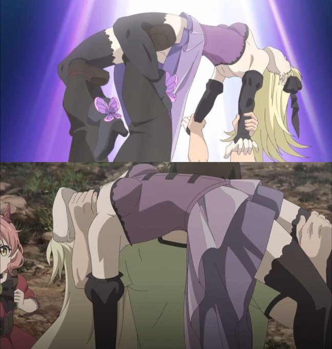 旗揚!けものみちで女キャラが技かけられてるカットは非常に良い(喰らってる側のリアクションがコミカルだったりしますが静止画 旗揚!けものみちで女キャラが技かけられてるカットは非常に良い(喰らってる側のリアクションがコミカルだったりしますが静止画