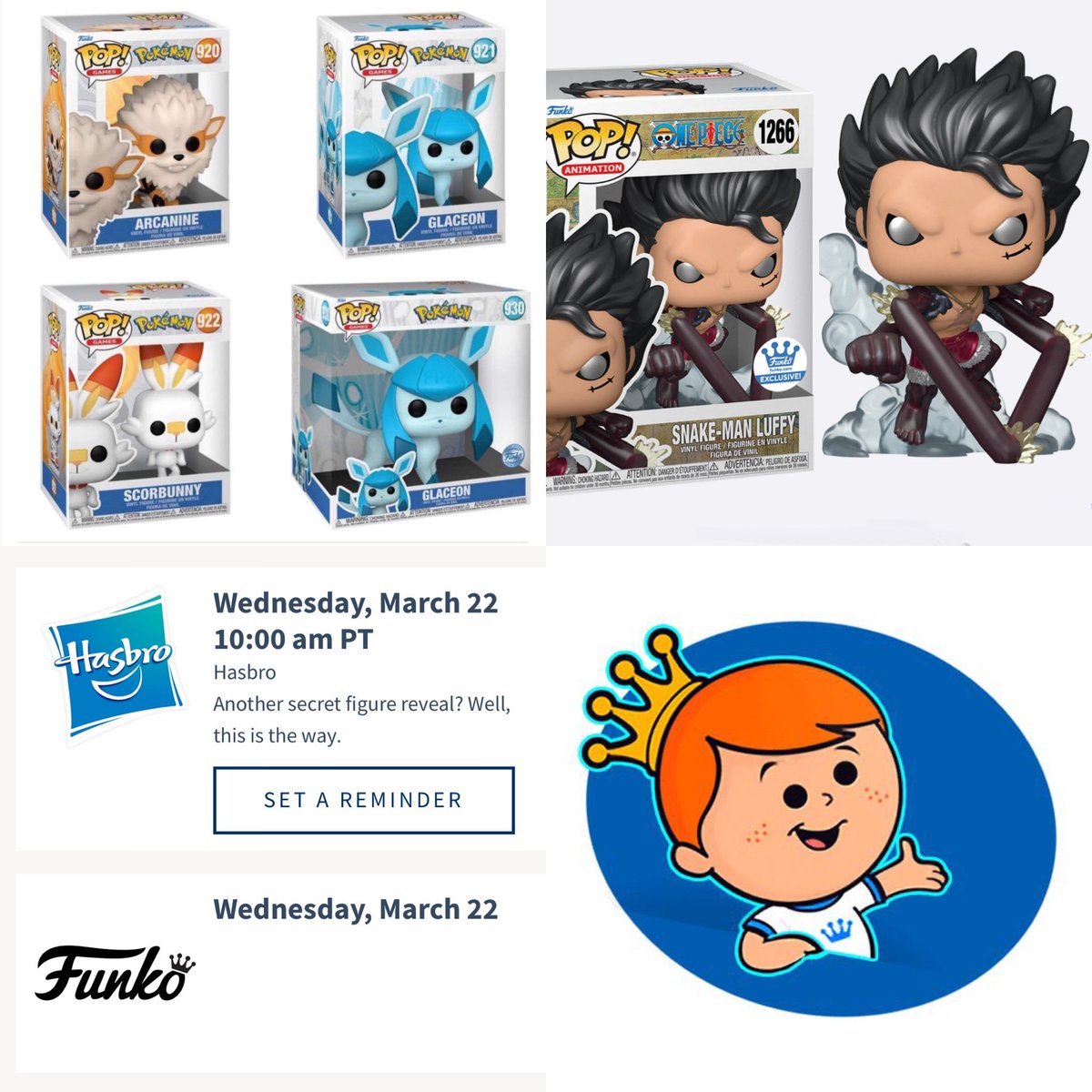 Looks like we have two potential drops for tomorrow will the Funko drop be Pokémon? We shall see ~...