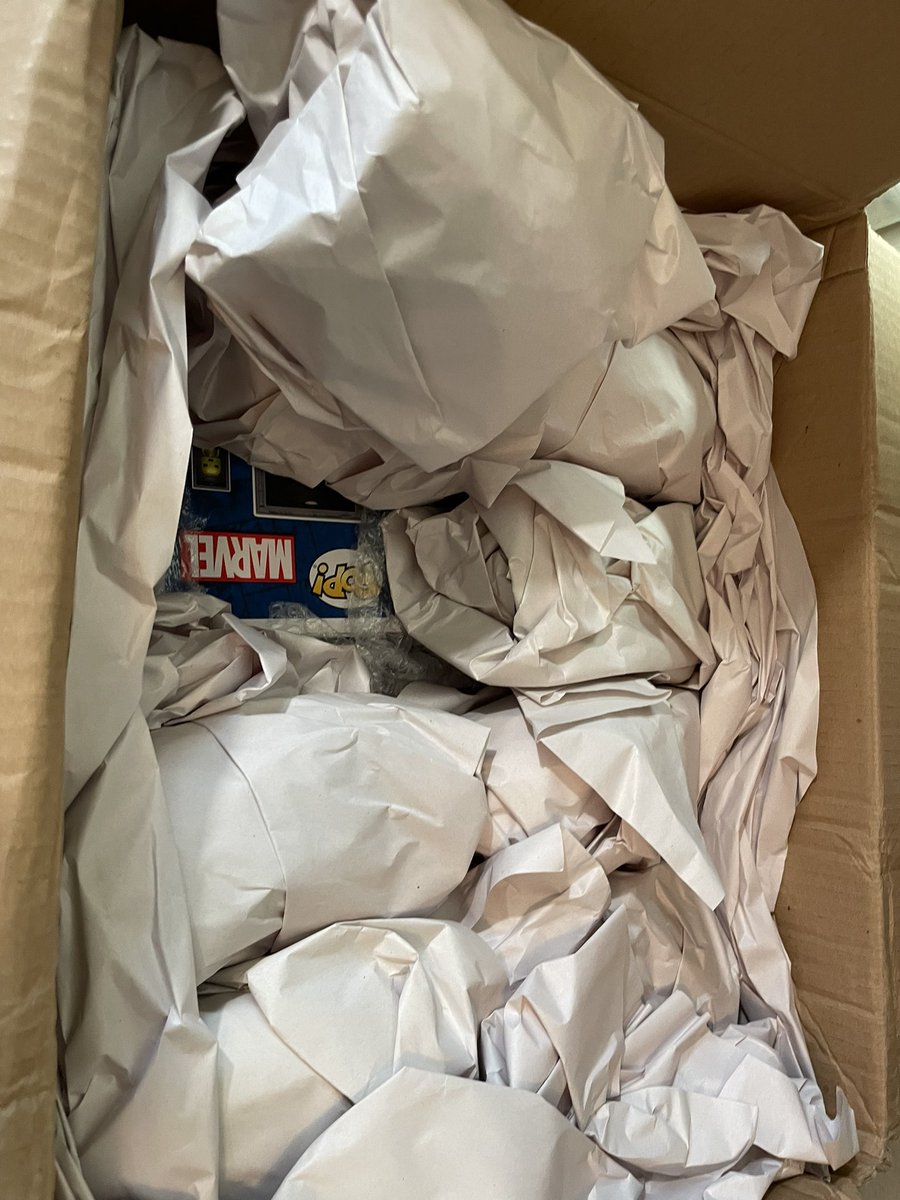 Luckily all looks good inside! They used a lot of packaging, bubble wrap around the POPs and tons of...