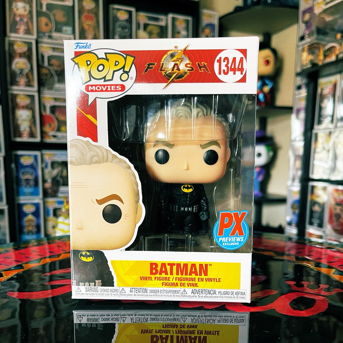 Unmasked Keaton Batman Funko POP! Is now arriving, probably my favorite from the new Flash lineup .....
