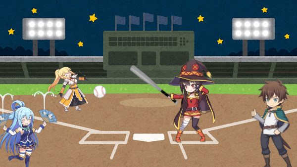 このすばキャラで野球したら。#コラ画像 このすばキャラで野球したら。#コラ画像