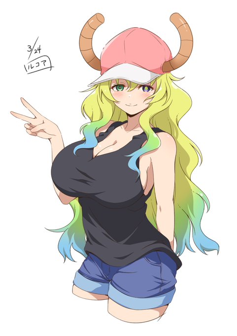 ルコアさんはまだ描いたことがなかったので✌🏻#maidragon #小林さんちのメイドラゴン ルコアさんはまだ描いたことがなかったので✌🏻#maidragon #小林さんちのメイドラゴン