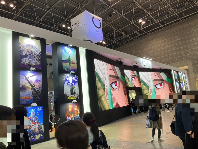 TOHOアニメーション。ブースでかい。#AJ2023そうか、TOHOアニメーションの最初の作品って『マジェスティックプリ TOHOアニメーション。ブースでかい。#AJ2023そうか、TOHOアニメーションの最初の作品って『マジェスティックプリ
