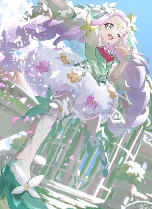 【魔法つかいプリキュア!】のキュアフェリーチェを描きました!#precure 【魔法つかいプリキュア!】のキュアフェリーチェを描きました!#precure