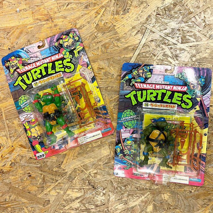 コチラはタカラ/Playmatesの日本盤のTMNTフィギュア#ForSale#通販OK#TMNT#TeenageMut