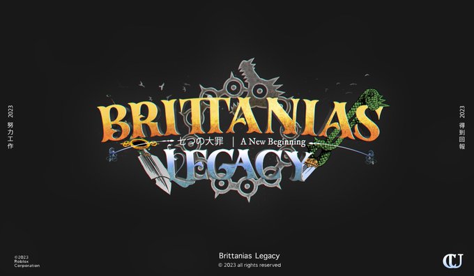 Brittanias Legacy | 七つの大罪Logo commission by  ..#Roblox #Robl
