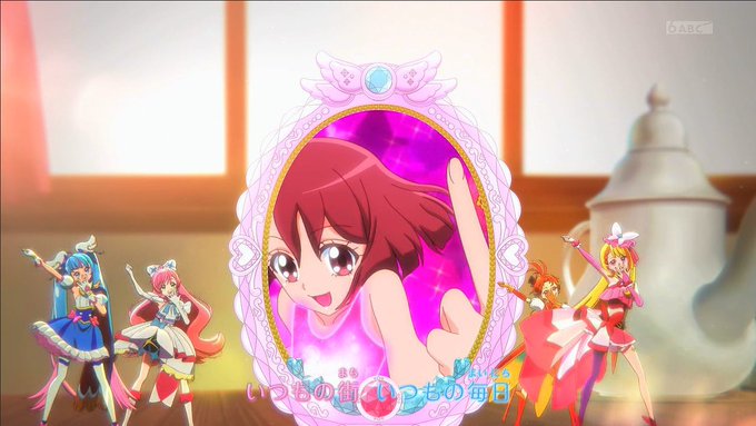 今回のEDのこのシーン、のどかが中指立ててるって言われてるのほんま草 #precure 今回のEDのこのシーン、のどかが中指立ててるって言われてるのほんま草 #precure