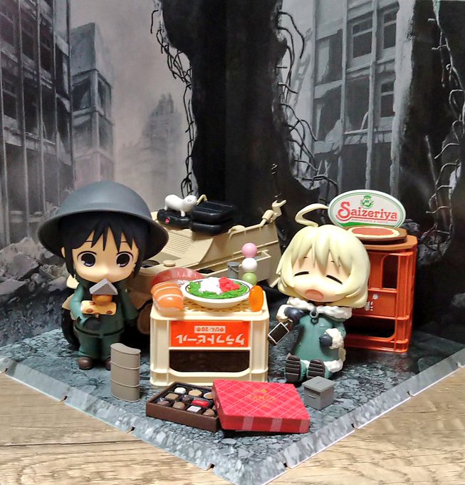#深夜のねんどろ撮影60分一本勝負3/26【しょくひんさんぷる】#少女終末旅行 #深夜のねんどろ撮影60分一本勝負3/26【しょくひんさんぷる】#少女終末旅行
