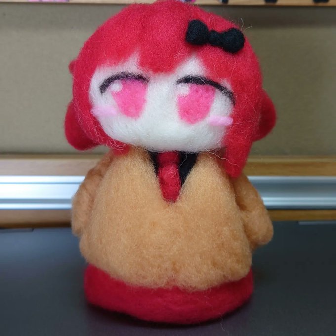なーはっはっは!!このサターニャ様も羊毛フェルトになったわ!この私に平伏しなさい!…って、何ニヤニヤしてるのよ天使!#ガ なーはっはっは!!このサターニャ様も羊毛フェルトになったわ!この私に平伏しなさい!…って、何ニヤニヤしてるのよ天使!#ガ