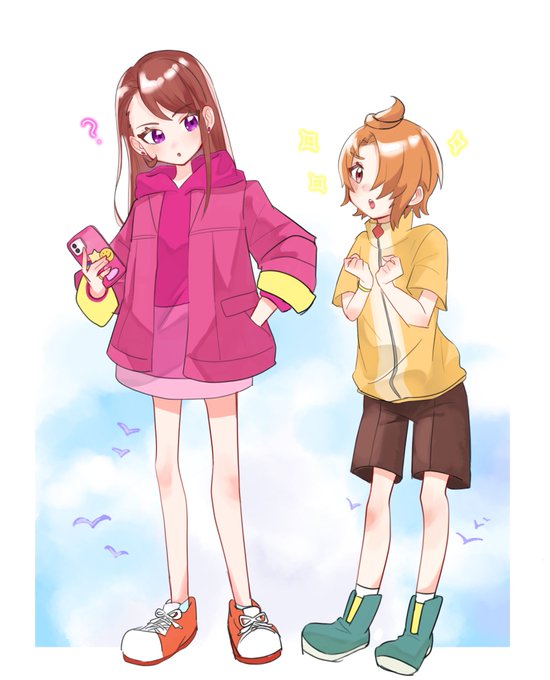 身長差を早く見たい!!!! #ひろプリ #precure #聖あげは #ツバサ 身長差を早く見たい!!!! #ひろプリ #precure #聖あげは #ツバサ