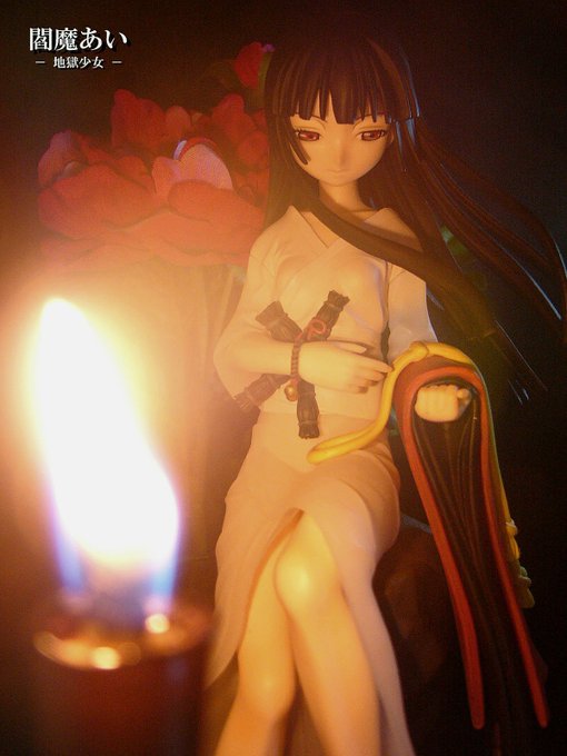 閻魔あいこのフィギュアが紹介された記事を見た瞬間に「こんな感じで撮りたい」と思い即予約しました。アートフラワーで彼岸花を 閻魔あいこのフィギュアが紹介された記事を見た瞬間に「こんな感じで撮りたい」と思い即予約しました。アートフラワーで彼岸花を