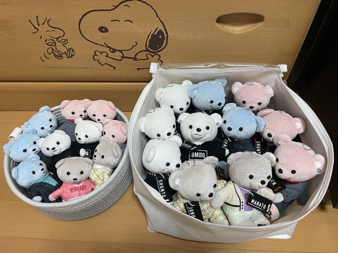 クマさんのコレクション、これでもうお終いにしよう🧸コンプできたシリーズはないけど、JUNONはどのシリーズもいるし😊最初