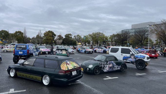 どこから撮ってもチャイカが映る #痛車天国2023 #痛車天国 どこから撮ってもチャイカが映る #痛車天国2023 #痛車天国