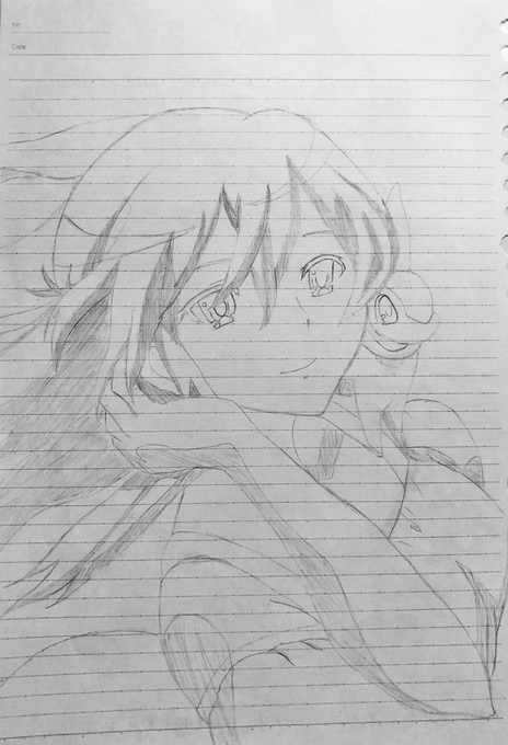 過去絵 模写 5枚目 夢塔ハナ#模写 #過去絵 #キャプテンアース 過去絵 模写 5枚目 夢塔ハナ#模写 #過去絵 #キャプテンアース