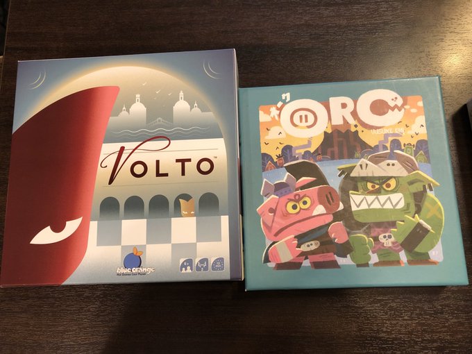 私の制作した2人用ボードゲーム「ORC」が「VOLTO」という名前でフランスのボードゲームパブリッシャーのblue or