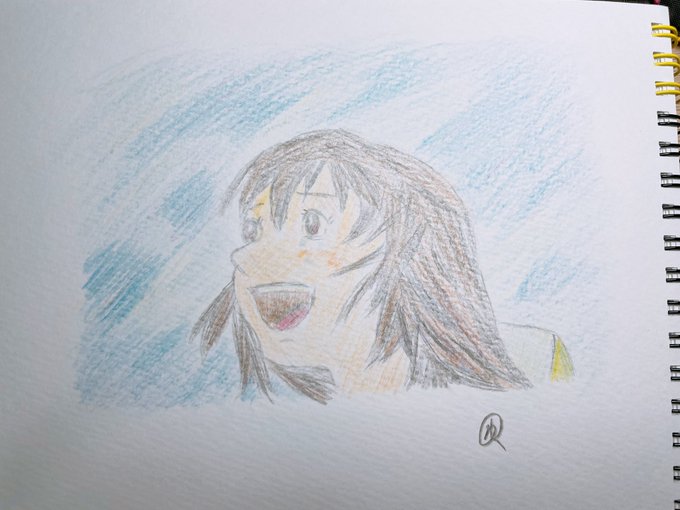 しっかり生きて! #おおかみこどもの雨と雪 #おえかき #イラスト しっかり生きて! #おおかみこどもの雨と雪 #おえかき #イラスト