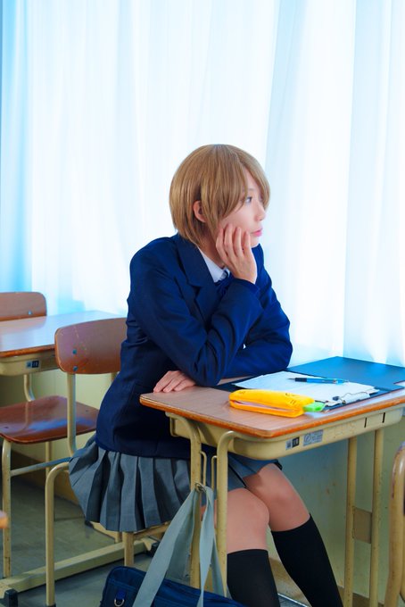【Cosplay/ダイヤのA】school days夏川唯:羽久斗photo:さくらぎさん 