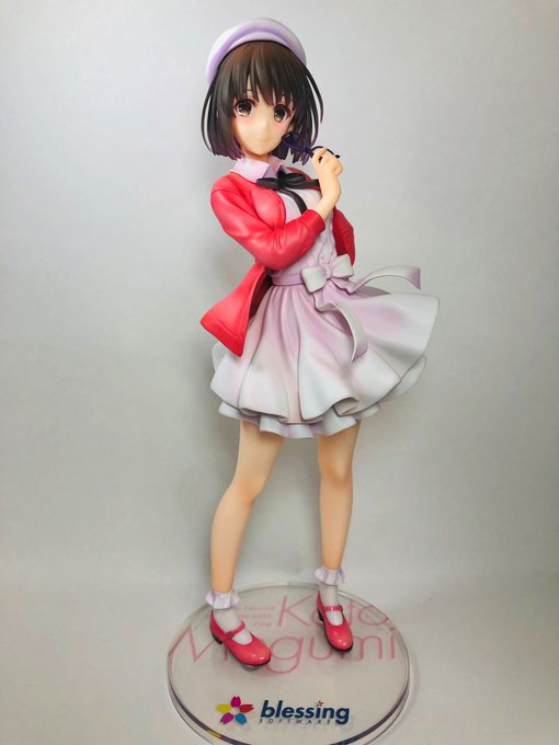 フィギュア開封✂️レビュー冴えない彼女の育てかた加藤恵　Memorial Ver.髪の毛は薄っすらクリアパーツ服の印影、