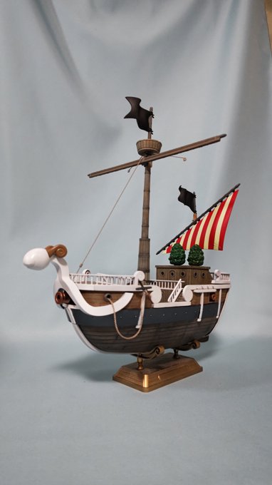 #ONEPIECE #ゴーイングメリー号バンダイのゴーイングメリー号全塗装となるとマスキングがタイヘン!長年積んでました #ONEPIECE #ゴーイングメリー号バンダイのゴーイングメリー号全塗装となるとマスキングがタイヘン!長年積んでました