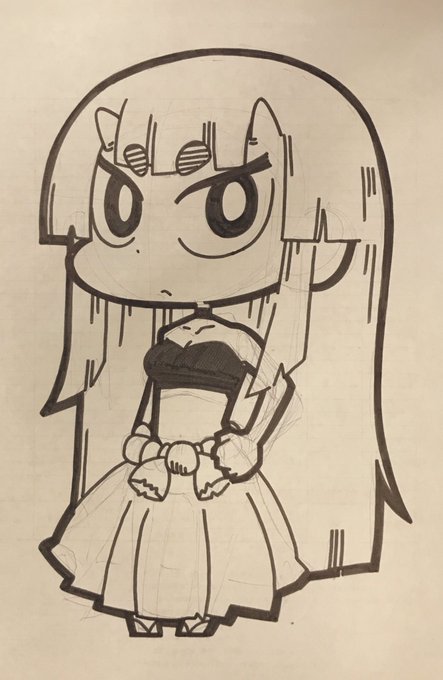 昨日描いたイラストをもうちょい煮詰めてみたら、みたらし団子好きな亜人ちゃんって感じになりました。#絵かきさんと繋がりたい 昨日描いたイラストをもうちょい煮詰めてみたら、みたらし団子好きな亜人ちゃんって感じになりました。#絵かきさんと繋がりたい