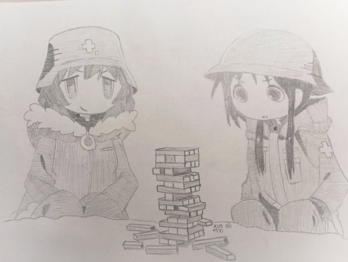 #少女終末旅行 #落書き#ユーリ #チトふわりゆらり のらりくらりと #少女終末旅行 #落書き#ユーリ #チトふわりゆらり のらりくらりと