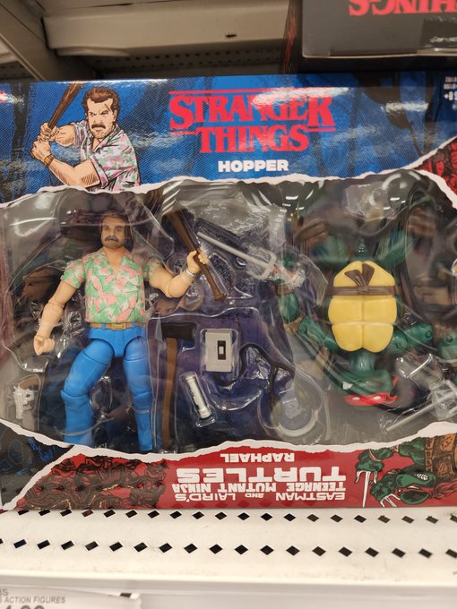 ストレンジャーシングス✕ミュータントタートルズのフィギュア発見(笑)そして可愛いグルートとメルエムVSコムギの軍儀 ストレンジャーシングス✕ミュータントタートルズのフィギュア発見(笑)そして可愛いグルートとメルエムVSコムギの軍儀