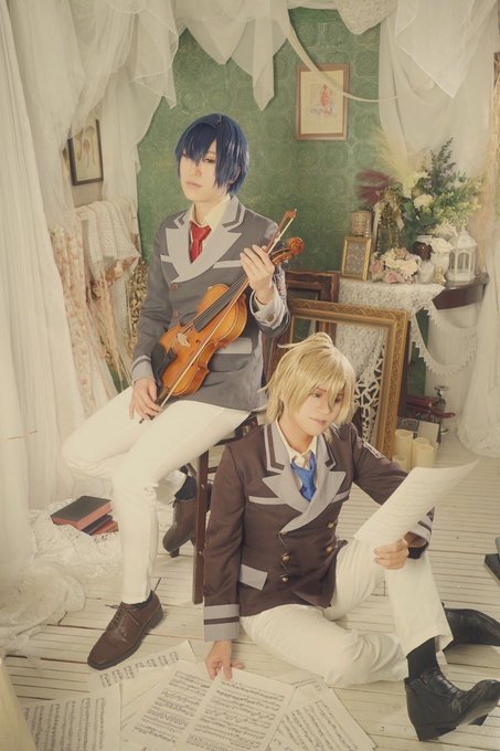 【コスプレ写真/cosplay】金色のコルダ スターライトオーケストラ成宮智治九条朔夜/ photo&stud 【コスプレ写真/cosplay】金色のコルダ スターライトオーケストラ成宮智治九条朔夜/ photo&stud