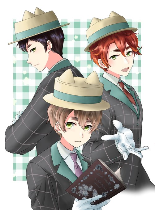 眉兄ズ猫耳麦わら。 #ヘタリア #hetalia 眉兄ズ猫耳麦わら。 #ヘタリア #hetalia