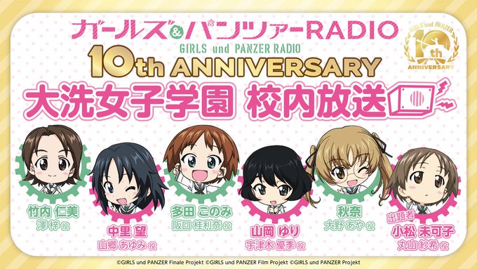 【10周年ラジオ】第7回が4月28日に配信決定！ウサギさんチームが登場です！お楽しみに！番組URL： #garupan 