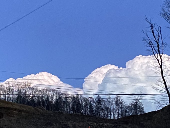 まるでラピュタの雲…🙂 